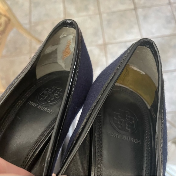 Tory Burch blue heels - Picture 8 of 11